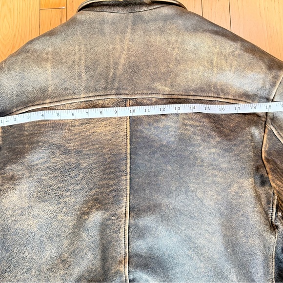 Gordon & Ferguson heirloom leather jacket, Vintage, Distressed (est. 1871 brand) - Picture 12 of 13